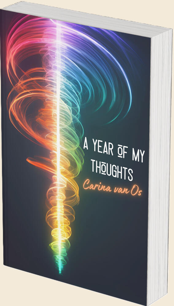 Front cover poetry book Front cover from poetry book A year of my thoughts